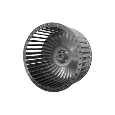 Lau Single Inlet Blower Wheel, 8-1/2" Dia., CCW, 1650 RPM, 1/2" Bore, 3-3/4"W, Galvanized 020487-06